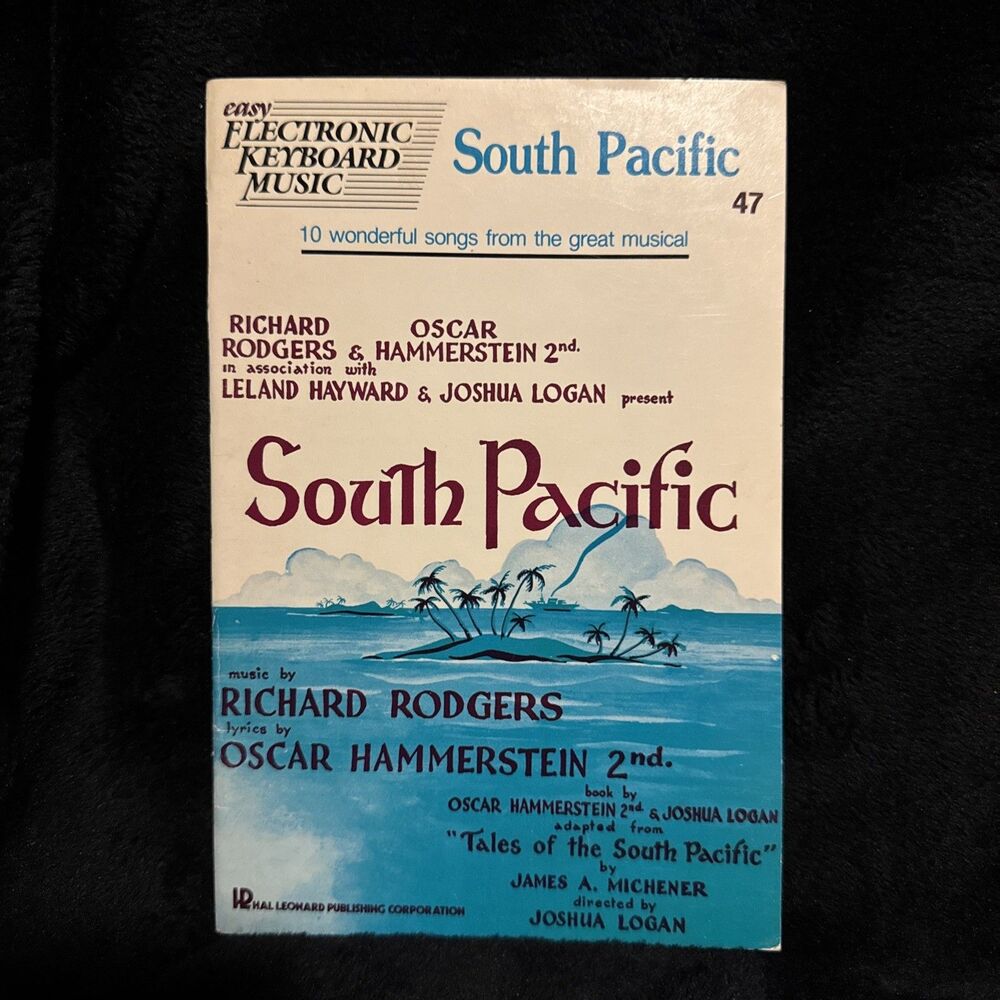 Vintage 1975 South Pacific 47 Easy Keyboard Music Rodgers & Hammerstein